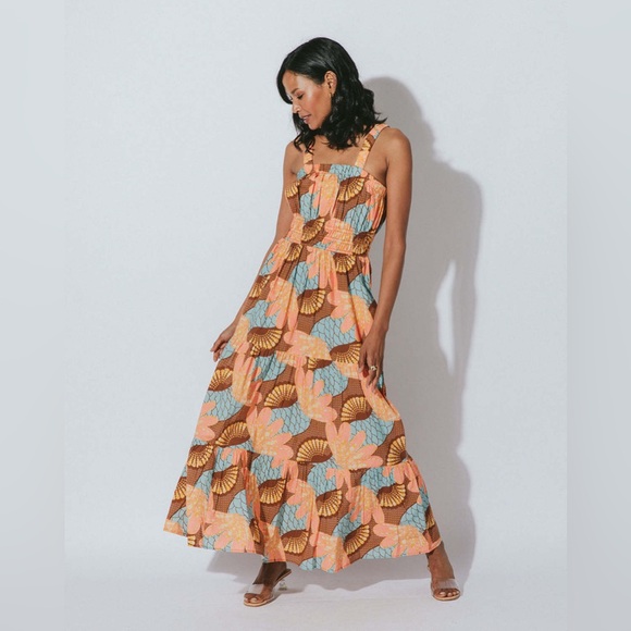 NWT Cleobelle Jolene Ankle Dress / Riviera / Size Small - Picture 2 of 8